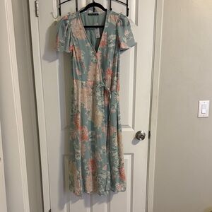 Abercrombie & Fitch Floral Wrap Dress